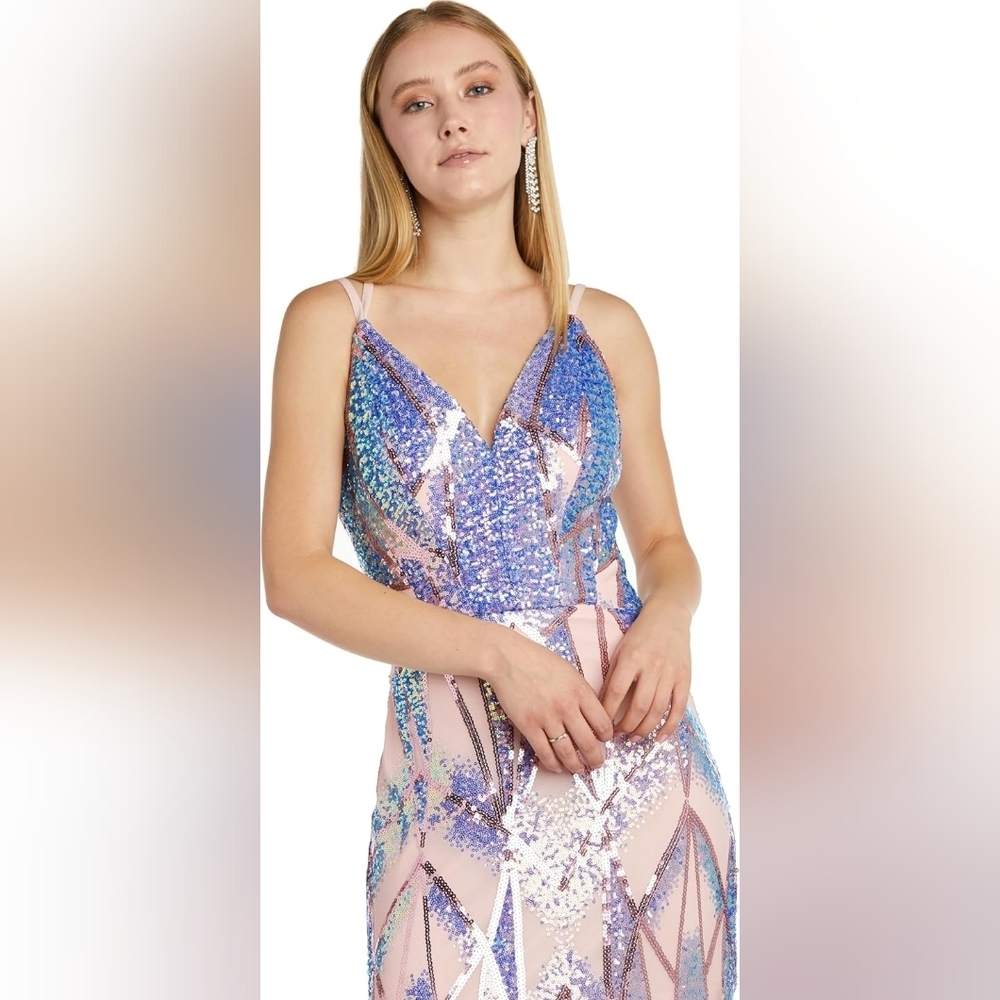 Morgan and Co Sequin Evening Gown​